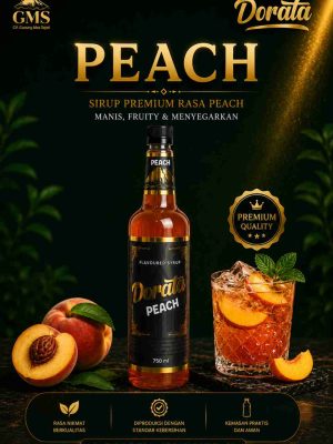 Dorata Syrup Peach - Rasa Peach 750 ML