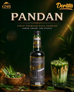 Dorata Syrup Pandan - Rasa Pandan 750 ML