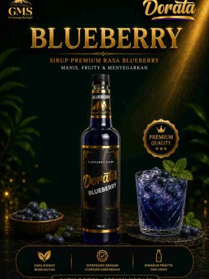Dorata Syrup Blueberry - Rasa Blueberry 750 ML