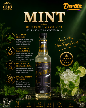 Dorata Syrup Mint - Rasa Mint 750 ML