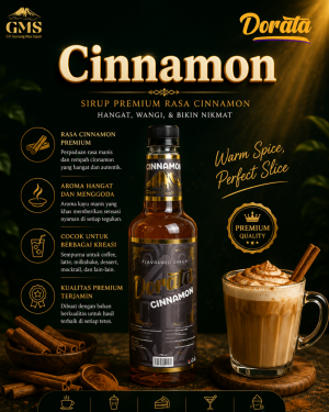 Dorata Syrup Cinnamon - Rasa Cinnamon 750 ML