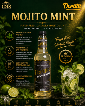 Dorata Syrup Mojito Mint - Rasa Mojito Mint 750 ML