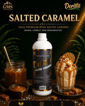 Dorata Sauce Salted Caramel - Dorata Saus Rasa Caramel  Asin 1L
