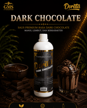 Dorata Sauce Dark Chocolate - Dorata Saus Rasa Dark Coklat 1L