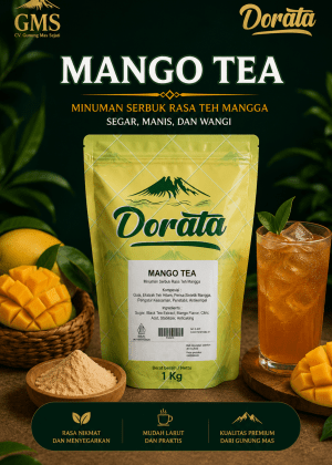 Dorata Powder Mango Tea - Dorata Powder Mangga Teh 1L
