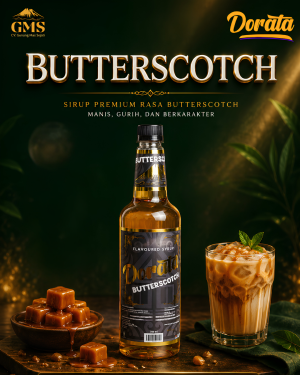 Dorata Syrup Butterscotch 750ml - Rasa Mewah dan Bold
