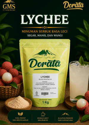 Dorata Powder Lychee - Dorata Powder Rasa Leci 1kg
