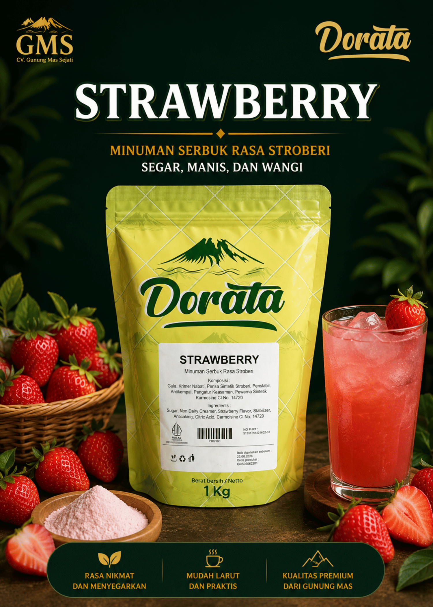 Dorata Powder Strawberry