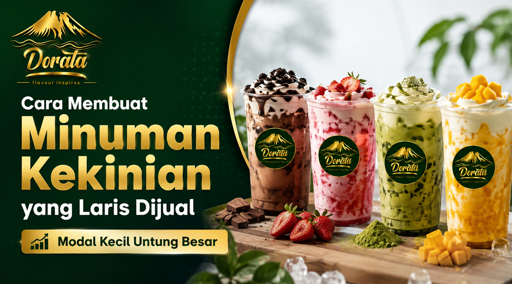 Cara Membuat Minuman Kekinian yang Laris Dijual, Modal Kecil Untung Besar