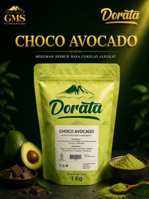 Dorata Powder Drink Choco Avocado 1 Kg - Bubuk Minuman Rasa Coklat Alpukat