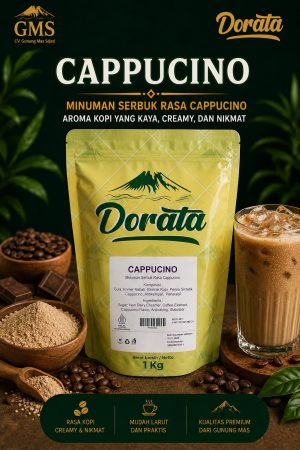 Dorata Powder Drink Cappucino 1 Kg - Bubuk Minuman Rasa Cappucino