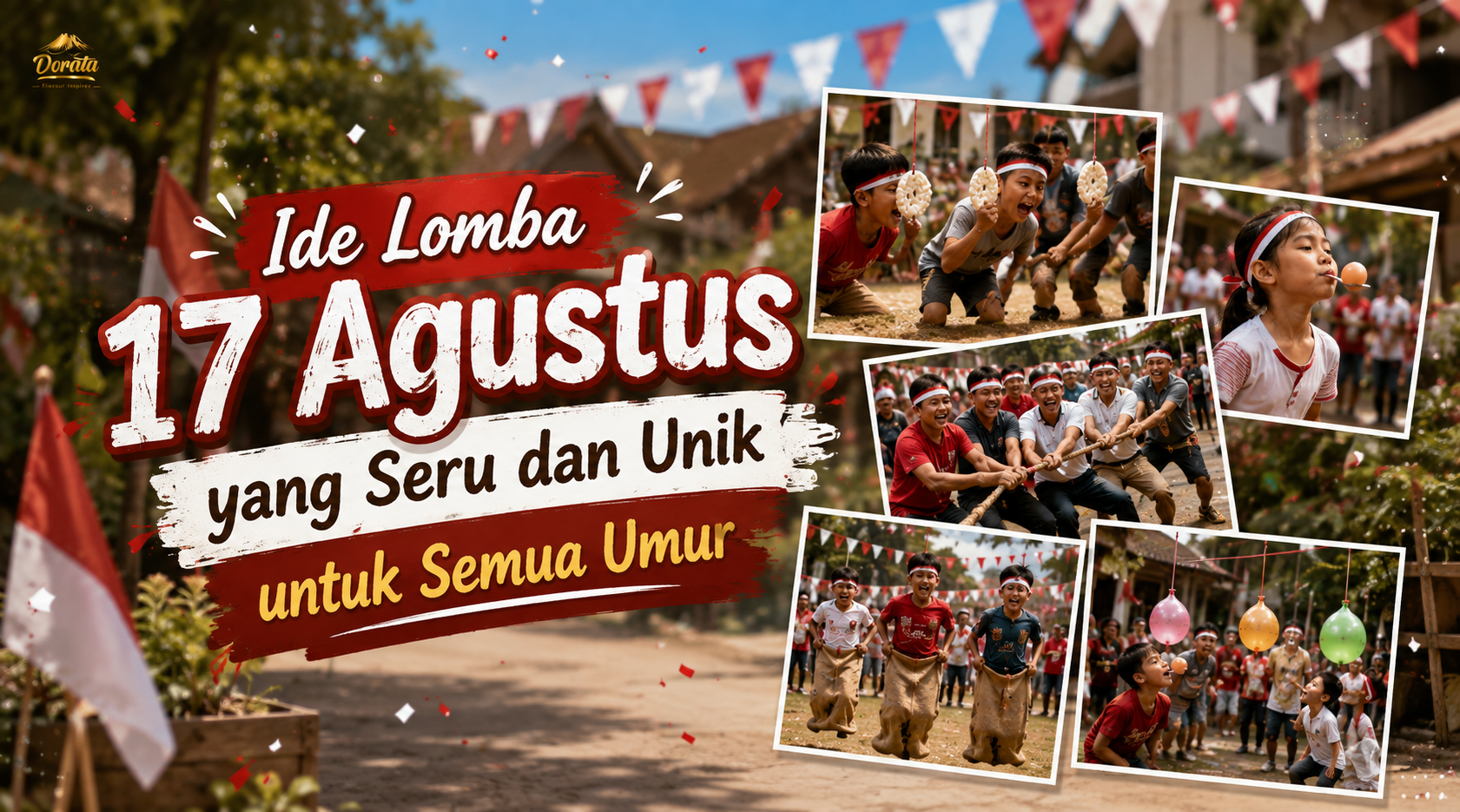 Ide Lomba 17 Agustus yang Seru dan Unik untuk Semua Umur